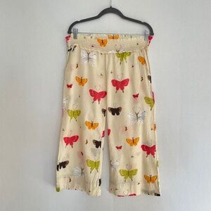 MUNKI MUNKI Women’s Size Large Butterfly Print Pajama Pants